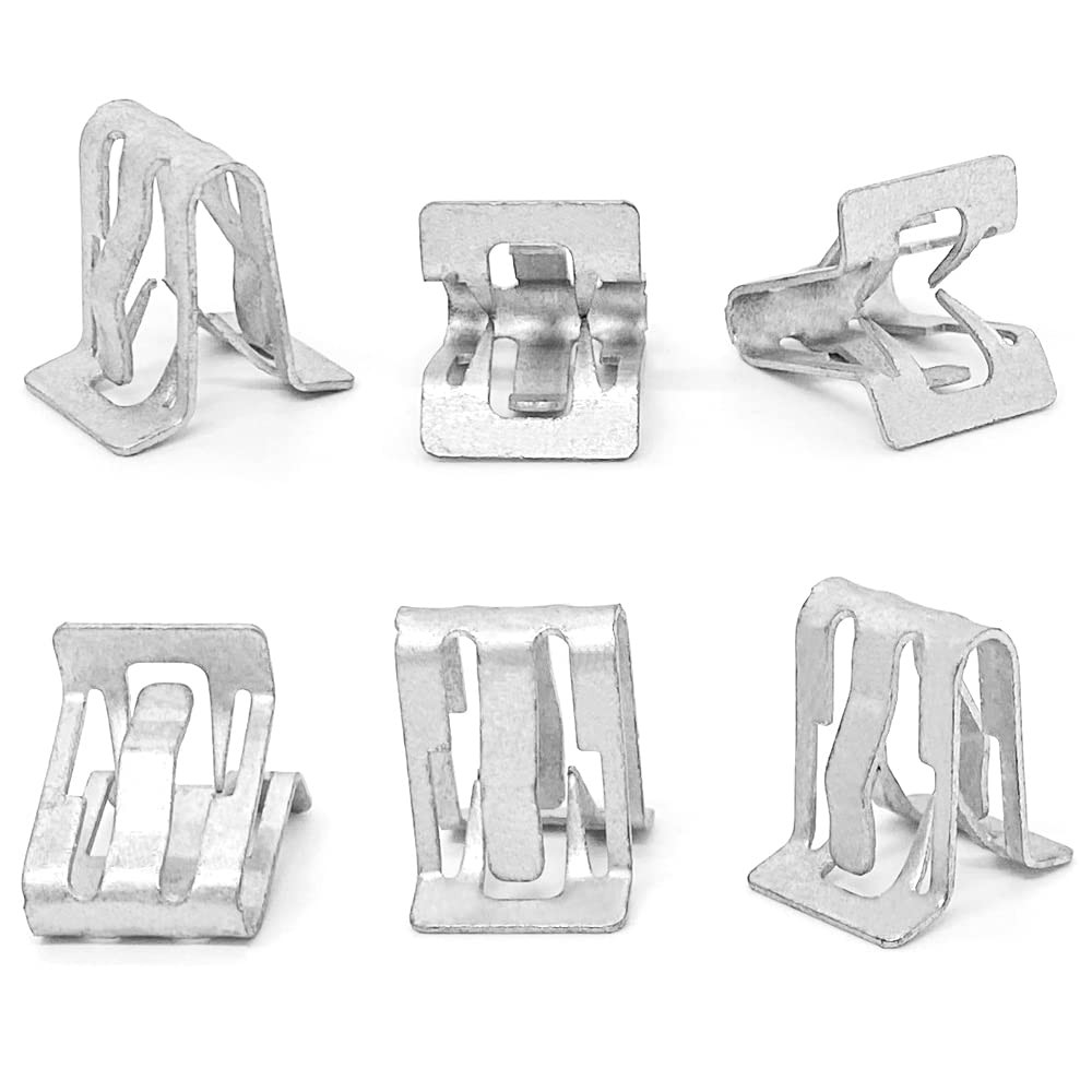 30Pcs GM Interior Trim Clips 1994-2017 - Console Dash One Size, Silver
