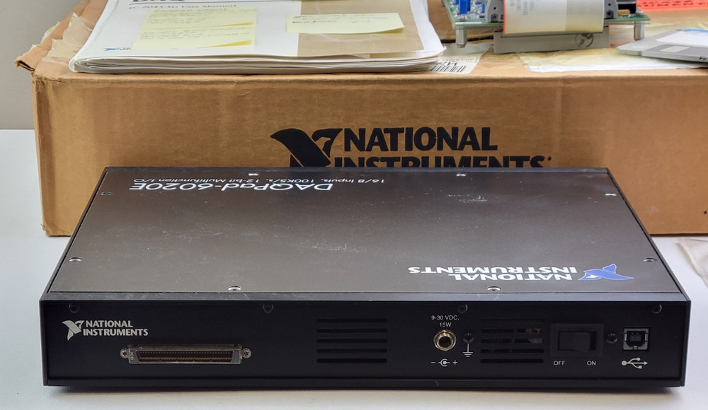 National Instruments DAQPad-6020E Data Acquisition System w/ SC-2043-SG Bundle