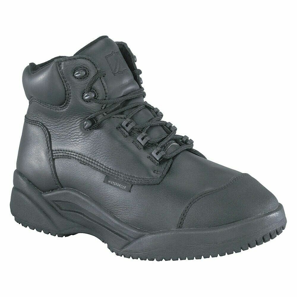 NEW WARSON 6" Work Boot, 7, M, Men's, Black, Plain Toe Type R4239