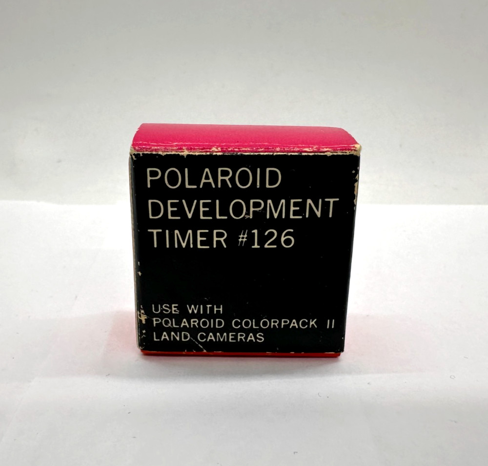 VTG Polaroid Model 126 Development Timer with Original Box & Instructions - NOS