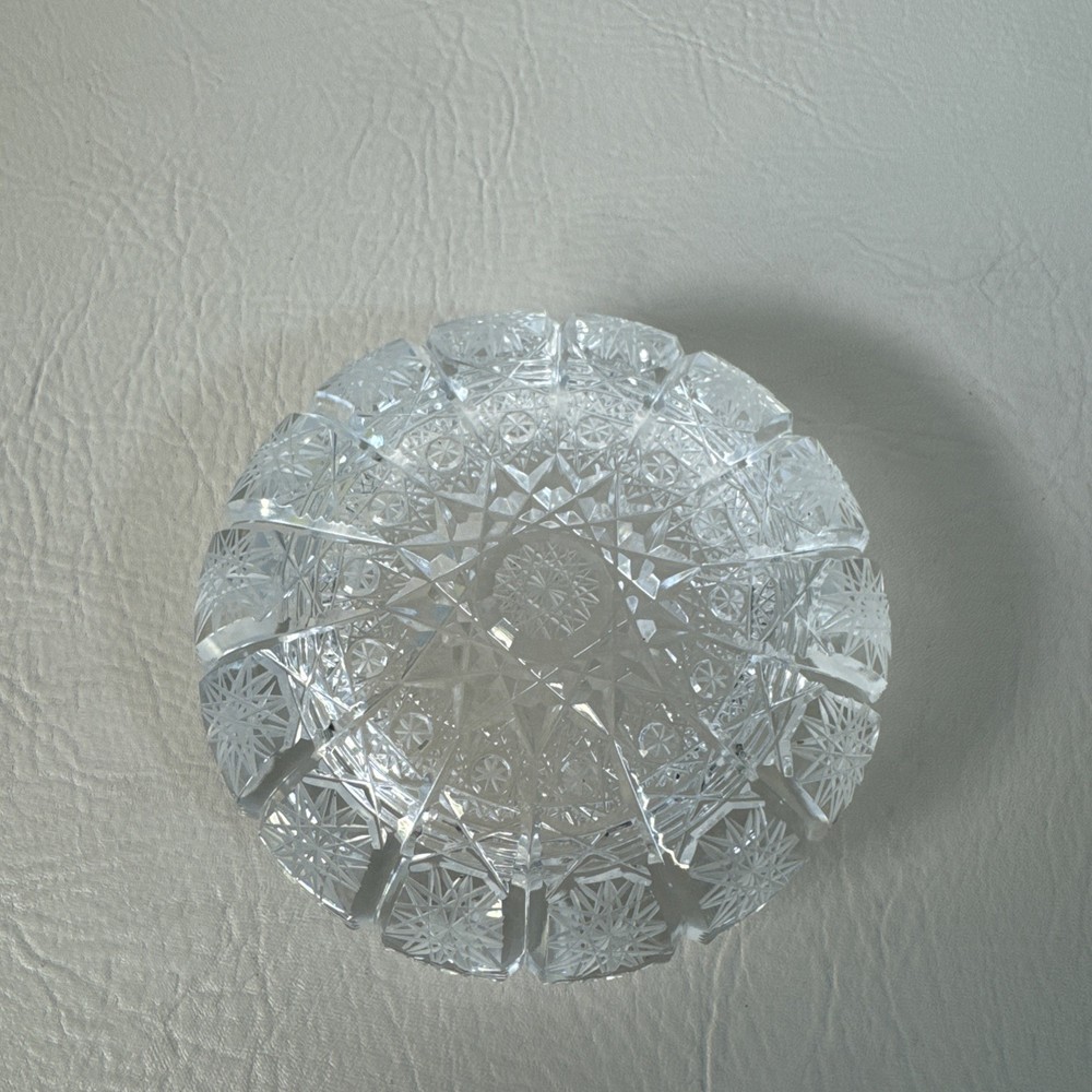 Crystal Clear Ashtray 4 1/2 Inch