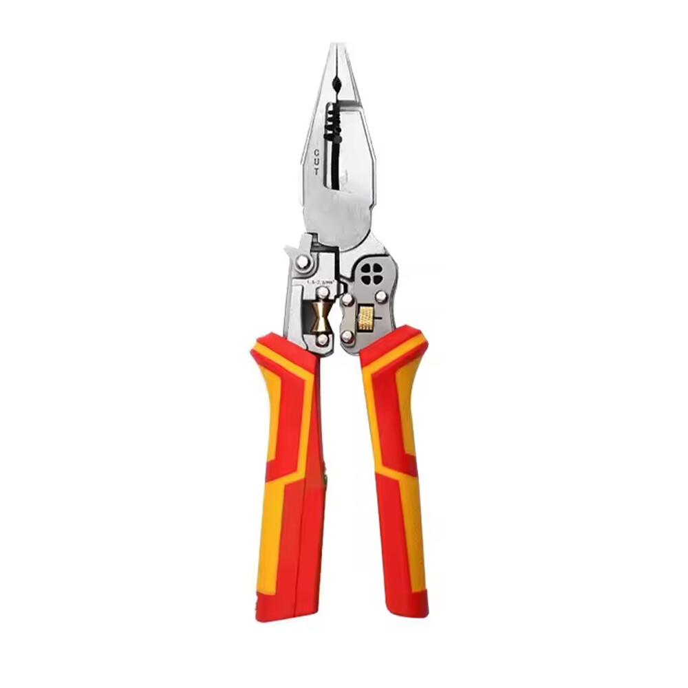 Wire Strippers with Electricity Measurement Function, 8in1 Wire Stripping Pliers