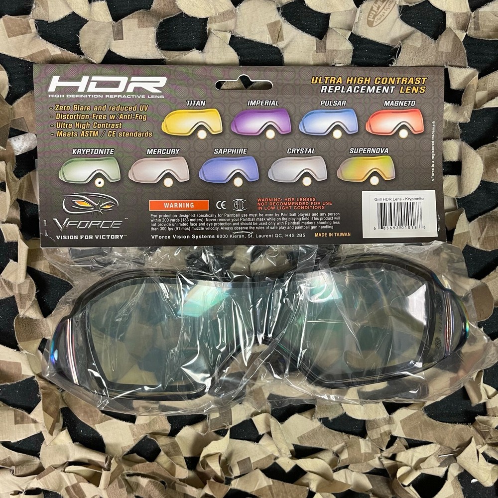 NEW V-Force Grill High Definition Reflective Lens (HDR) - Kryptonite