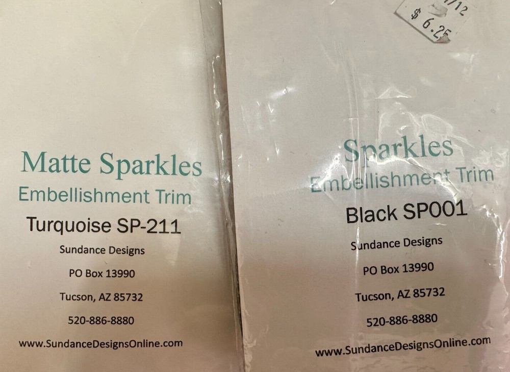 Sparkles and Matte Sparkles from Sundance Designs