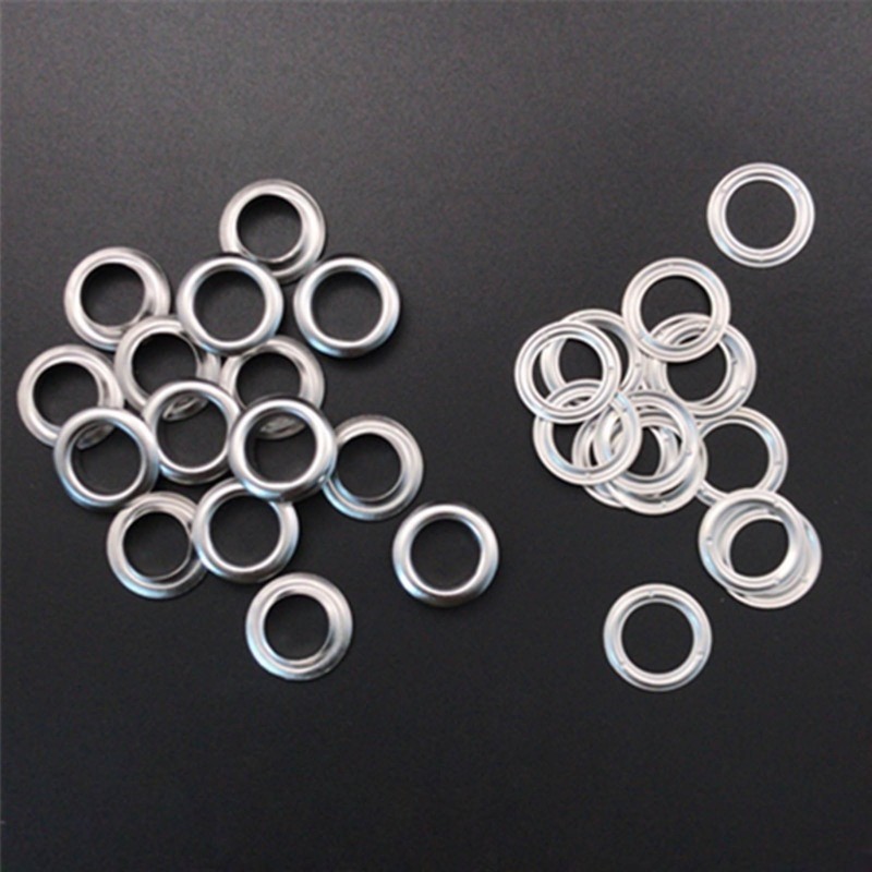 100Sets Grommet Tool 10mm Eyelets with 3pcs Installation Tools for Craft Making