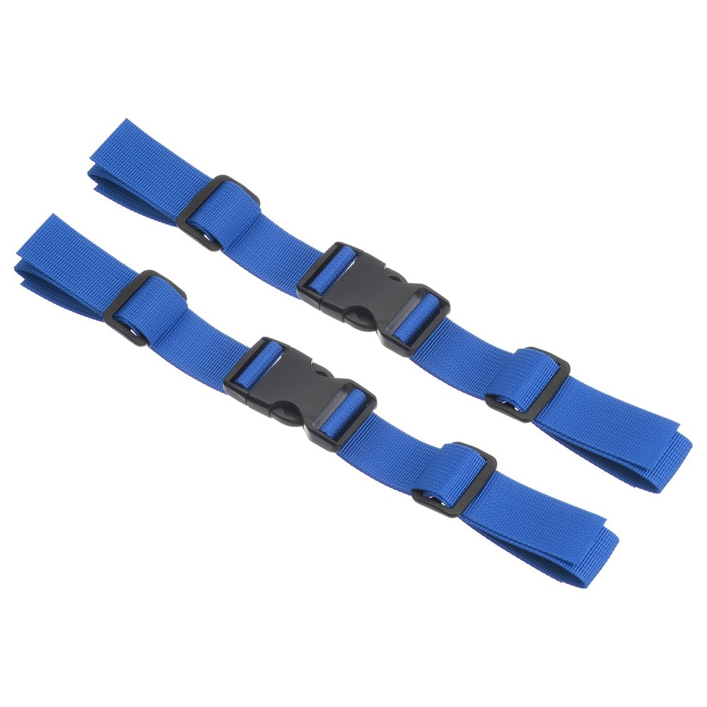Backpack Chest Strap, 2 Pcs Adjustable Strap with Quick-Release Buckle, Blue