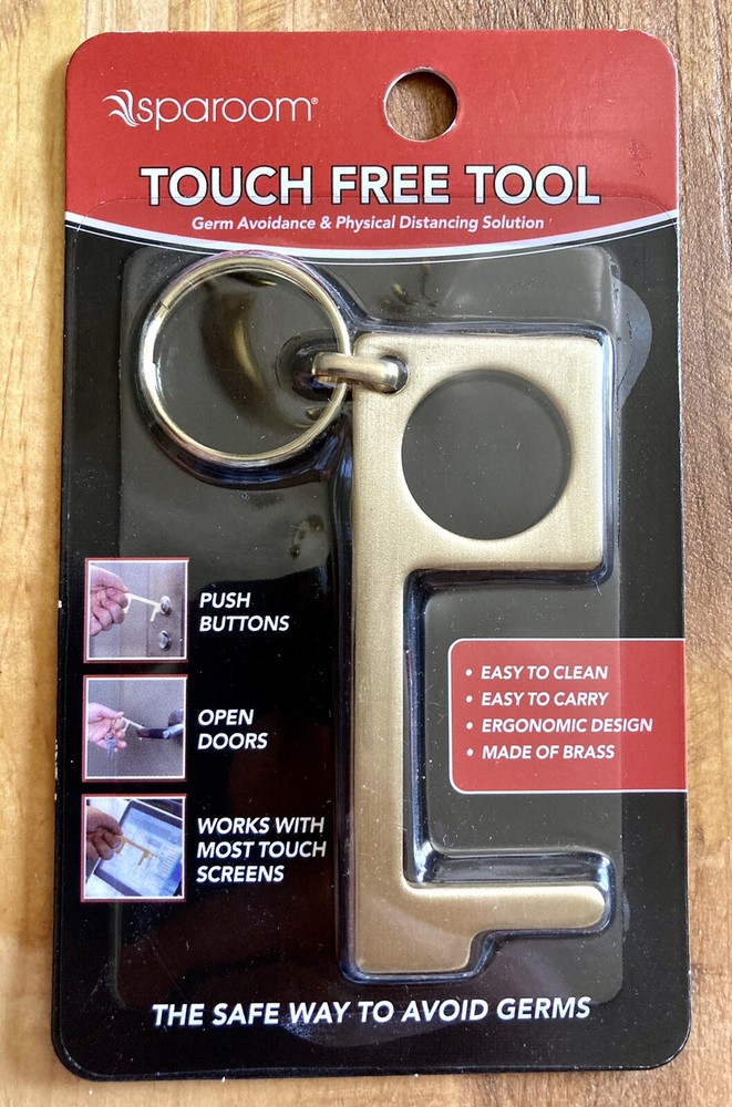 TOUCH FREE TOOL: GERM AVOIDANCE & PHYSICAL DISTANCING DOOR OPENER BUTTON *NEW*