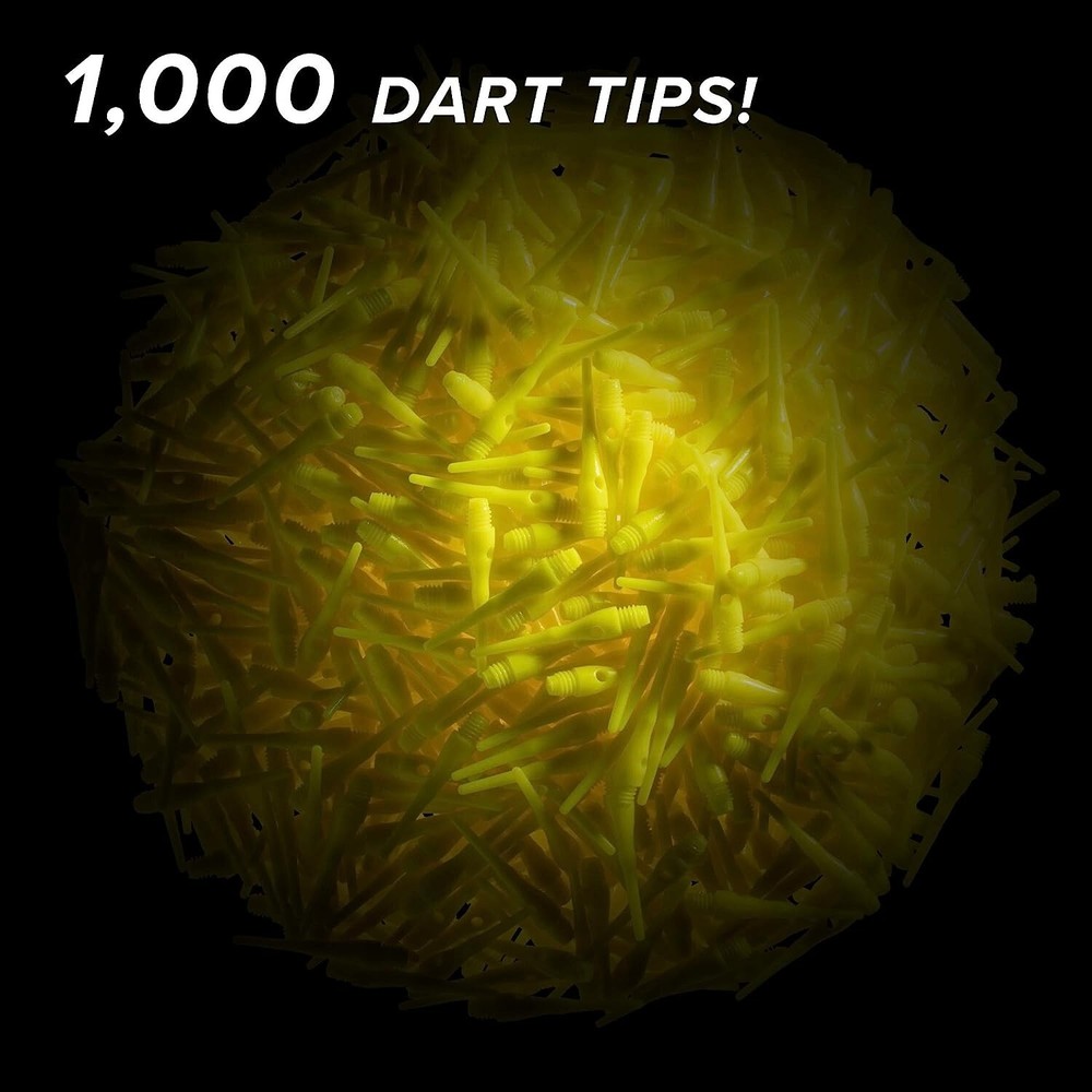 Viper Dart Accessory: Tufflex III 2BA Thread Soft Tip Dart Points (1000 Packs)