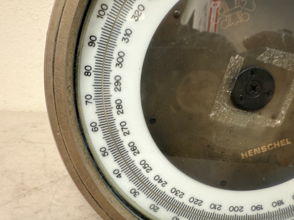 Vintage Large Henschel 16-1850 Ship Course Indicator – Navy Compass Display