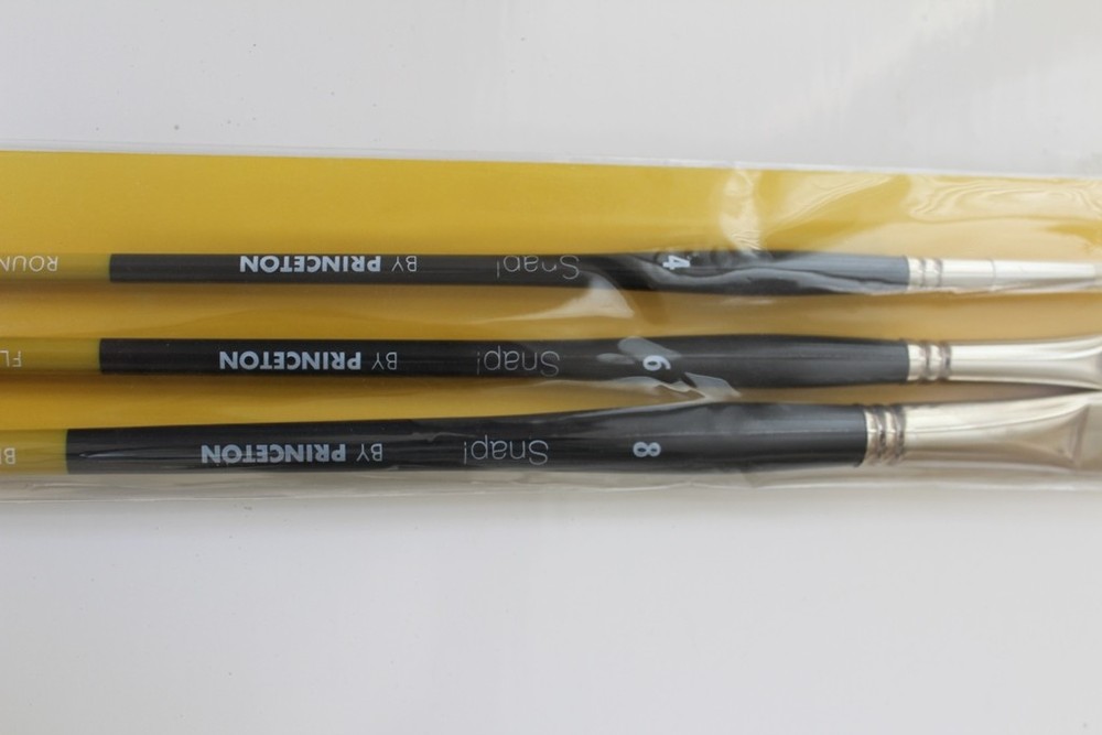 Princeton Snap!™ Long-Handle Brush Set - 3 Piece Set