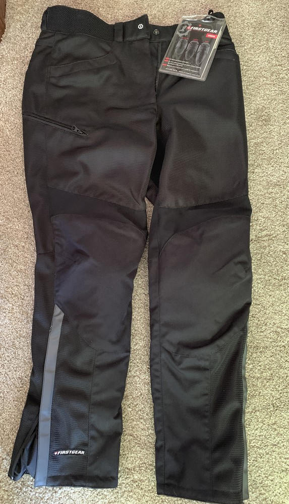 FirstGear Mesh Tex , black, womens size 10.