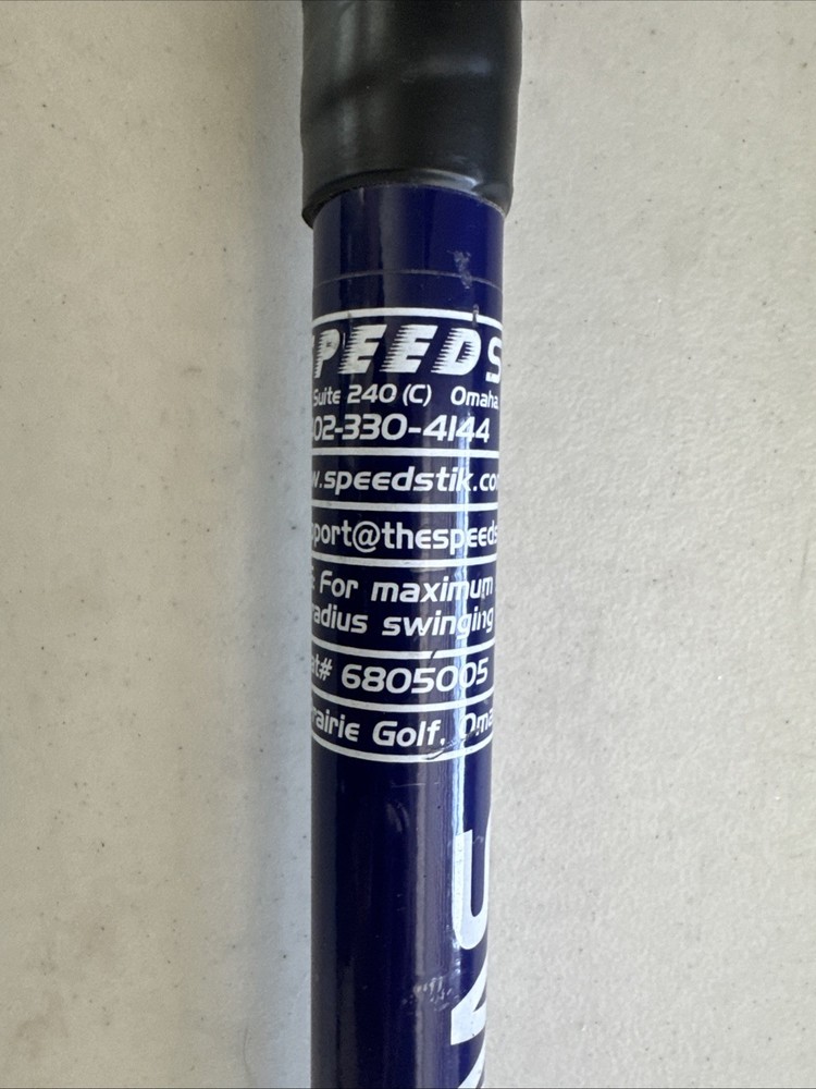The Speed Stik Blue 48″ Golf Swing Speed Training Aid/Tool, Tested & Working!