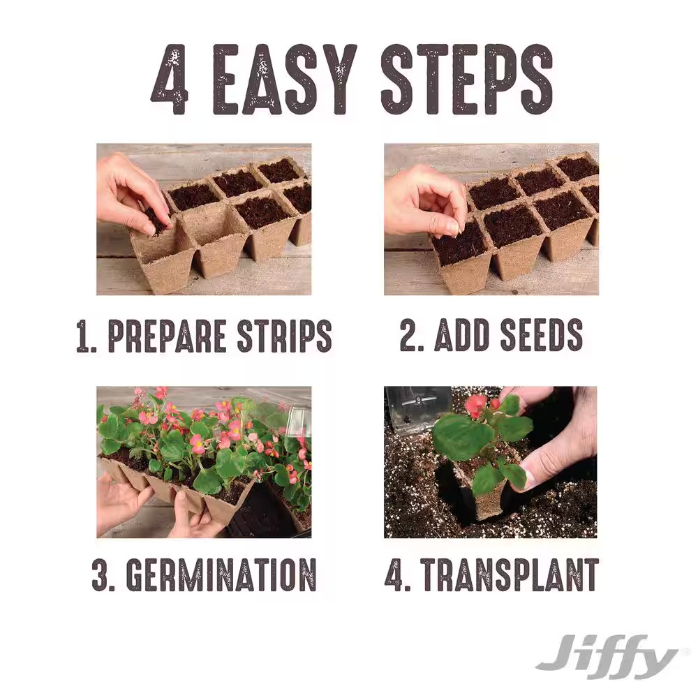 Peat Strips N' Greenhouse Seed Starter Kit