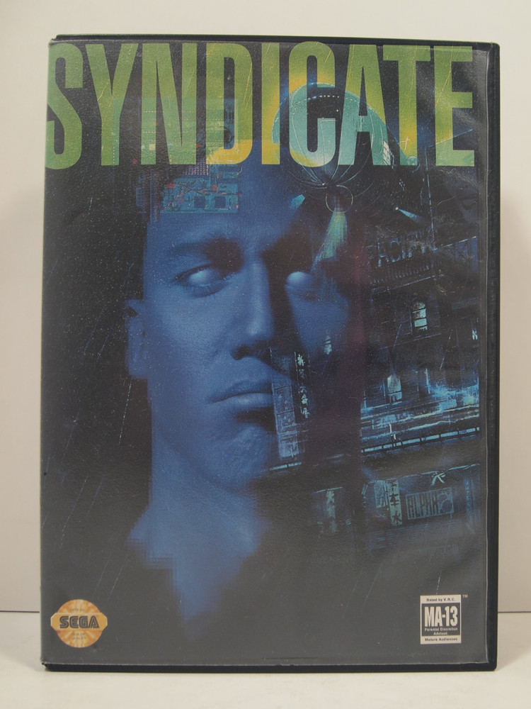 Syndicate Case (SEGA Genesis) Authentic BOX ONLY