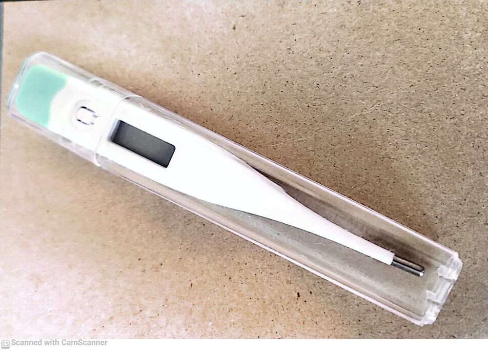 Digital Thermometer temperature Probe for baby or pet use with plastic case