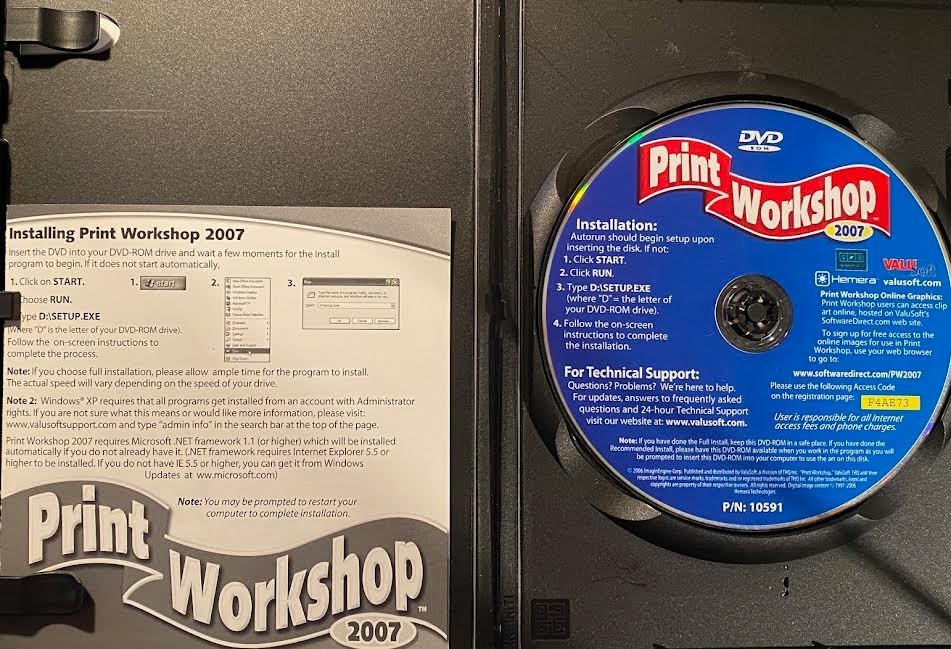 Print Workshop 2007 (CD-ROM, Windows, 2006)