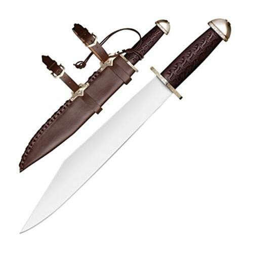 Sax Knife with Leather Sheath, Chieftan's Sax, One Size