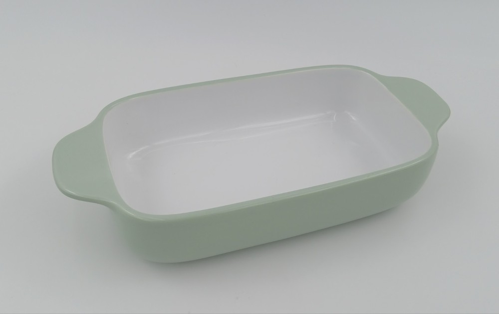 KitchenAid Pistachio Green Stoneware 1.5 Quart Loaf Pan Rectangular Baking Dish