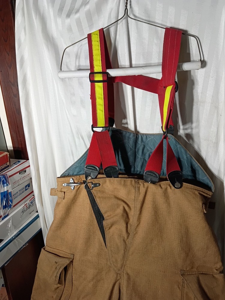 Globe Pants System 42 X30 Firefighter Bunker Pants Extra Thick Heavy Duty