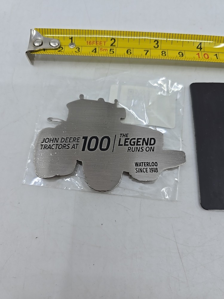 John Deere 100th Anniversary Tractor Medallion & Magnet Set