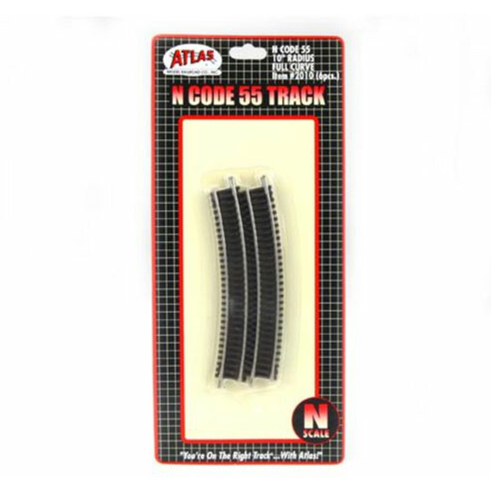 Atlas Trains 2010 N Code 55 10 Radius Curve 6