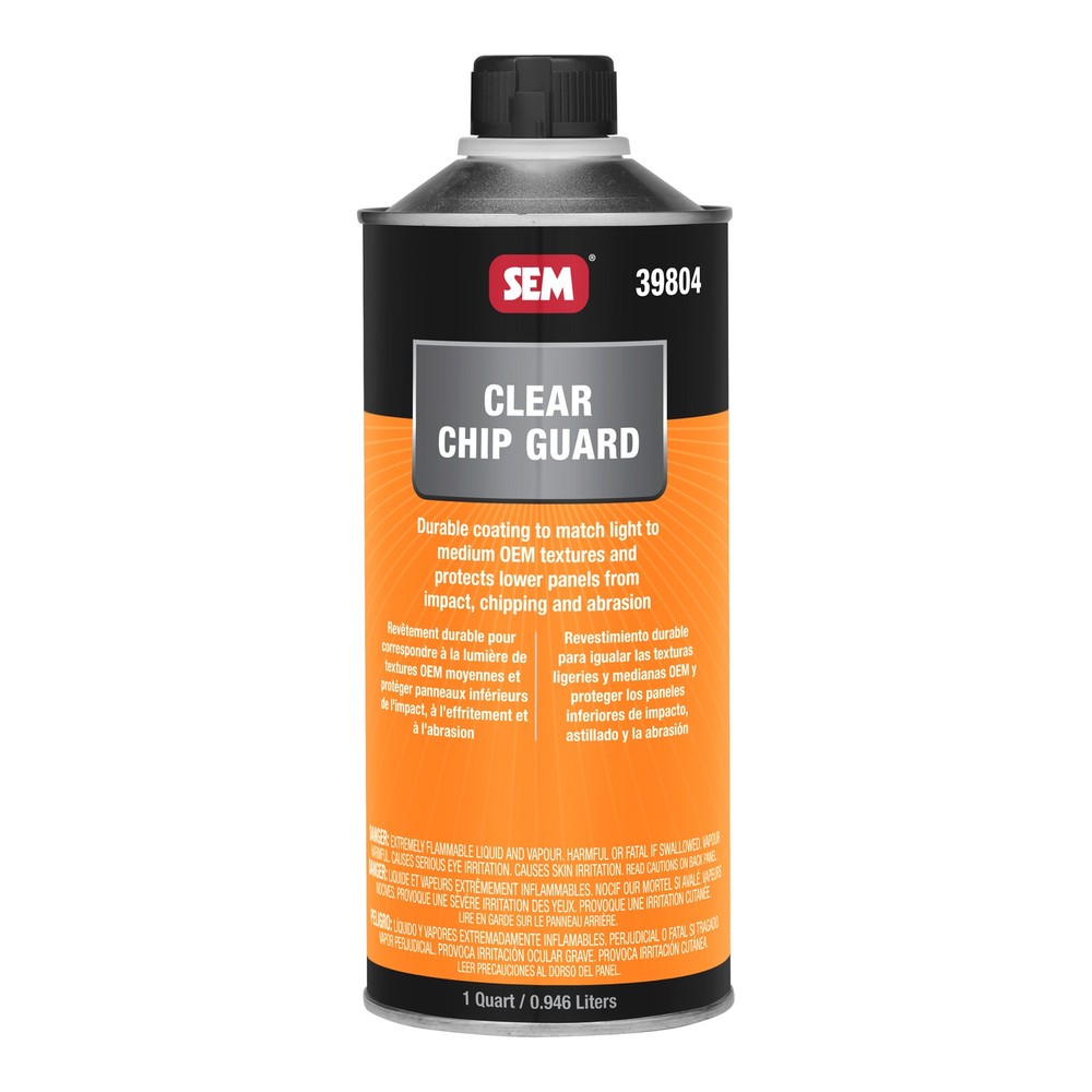 SEM 39804 Clear Chip Guard Clear Protective Coating Quart