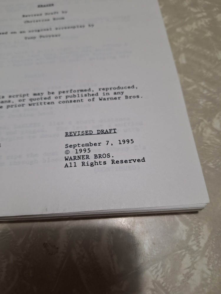 ERASER MOVIE SCREENPLAY SCRIPT Revised Draft ORIGINAL ARNOLD SCHWARZENEGGER