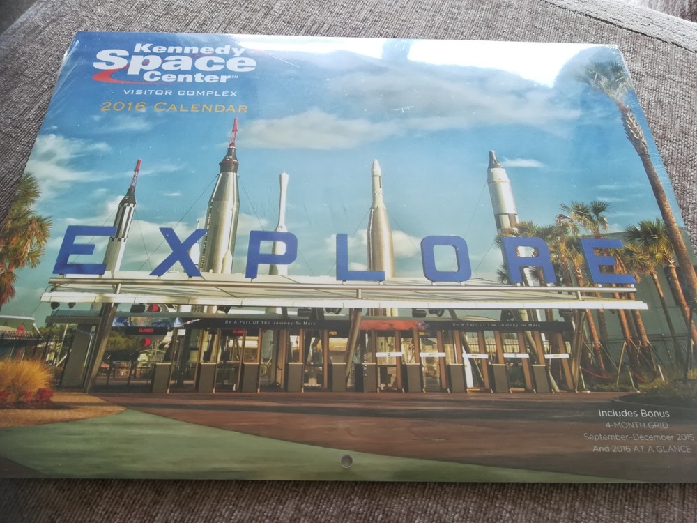 KENNEDY SPACE CENTRE VISITOR COMPLEX CALENDAR 2016-SEALED
