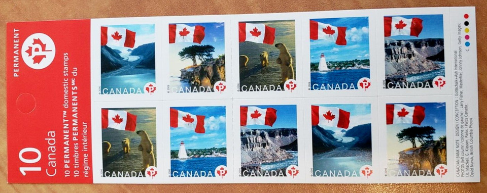 Canada Booklet BK341 - Flag - Scott 2189-2193 - 2006