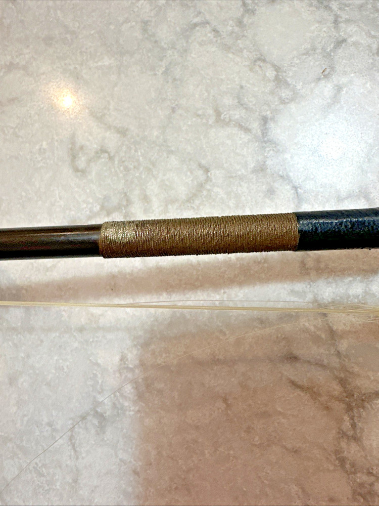 Vintage Heddon Steel Violin Bow Full Size