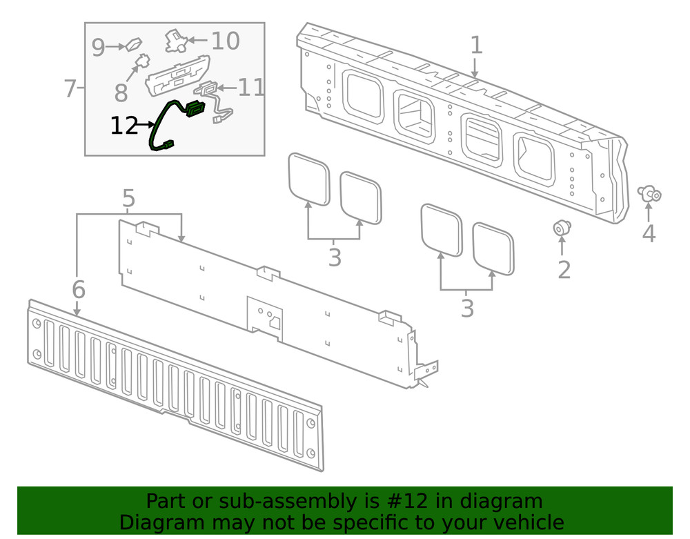 Genuine GM Release Switch 85877553