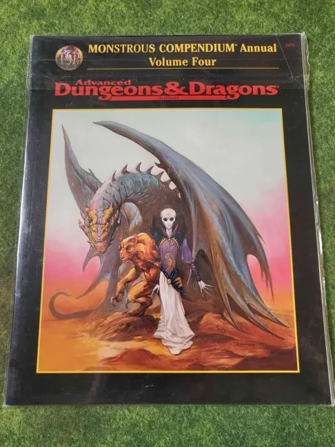 Advanced Dungeons & Dragons: MONSTROUS COMPENDIUM Annual Volume Four - EX+