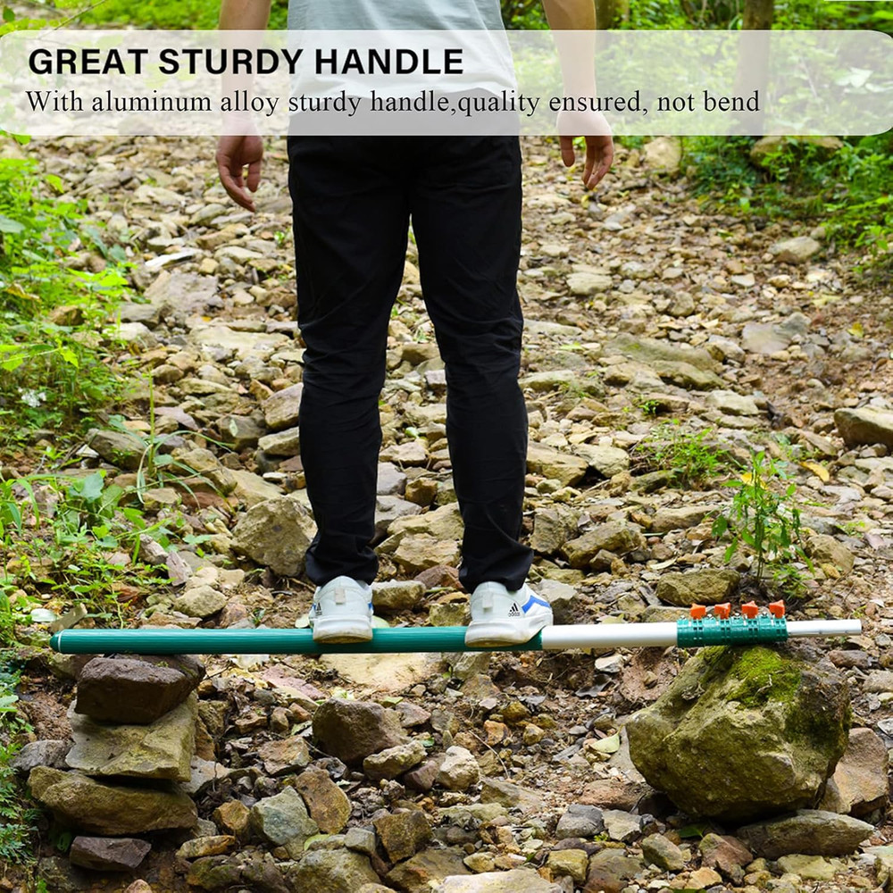 Tree Pruner Pole Saw Manual Extendable Long Tree Pruner Extendable，Pole Pruni...