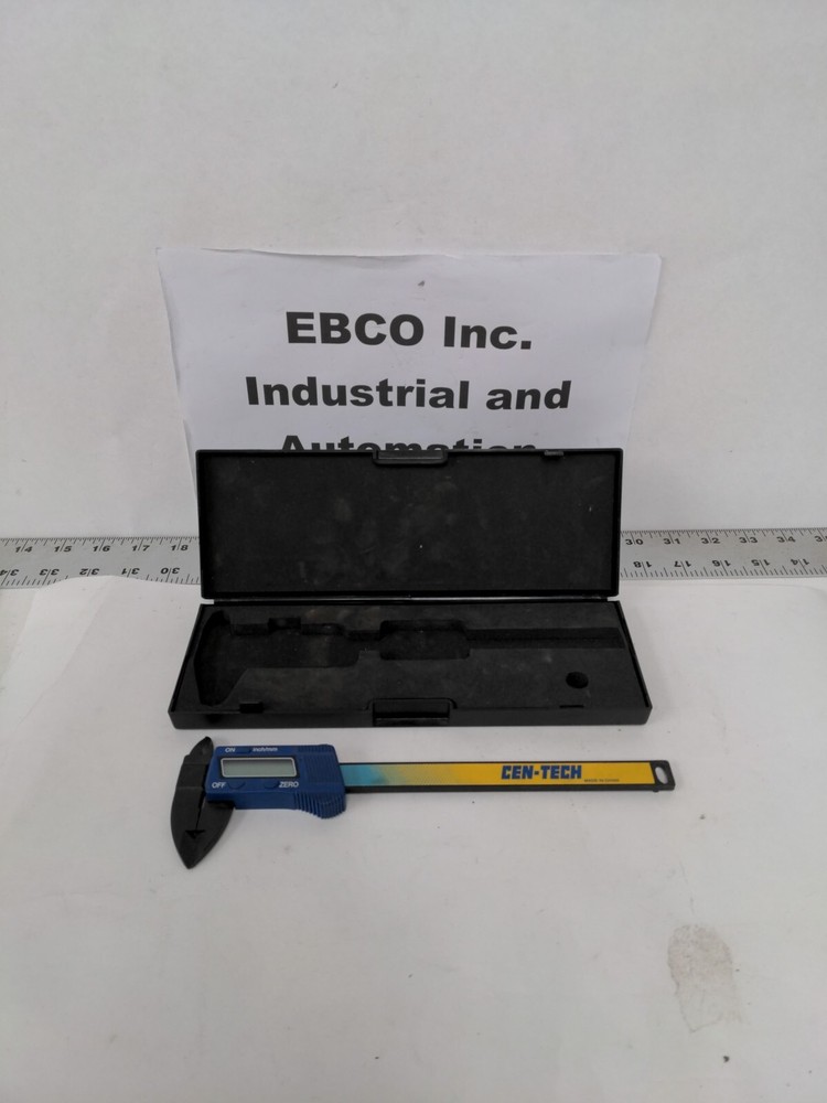 Cen-Tech 6" Composite Digital Caliper Shock Proof #93293 LCD Display Inch/mm