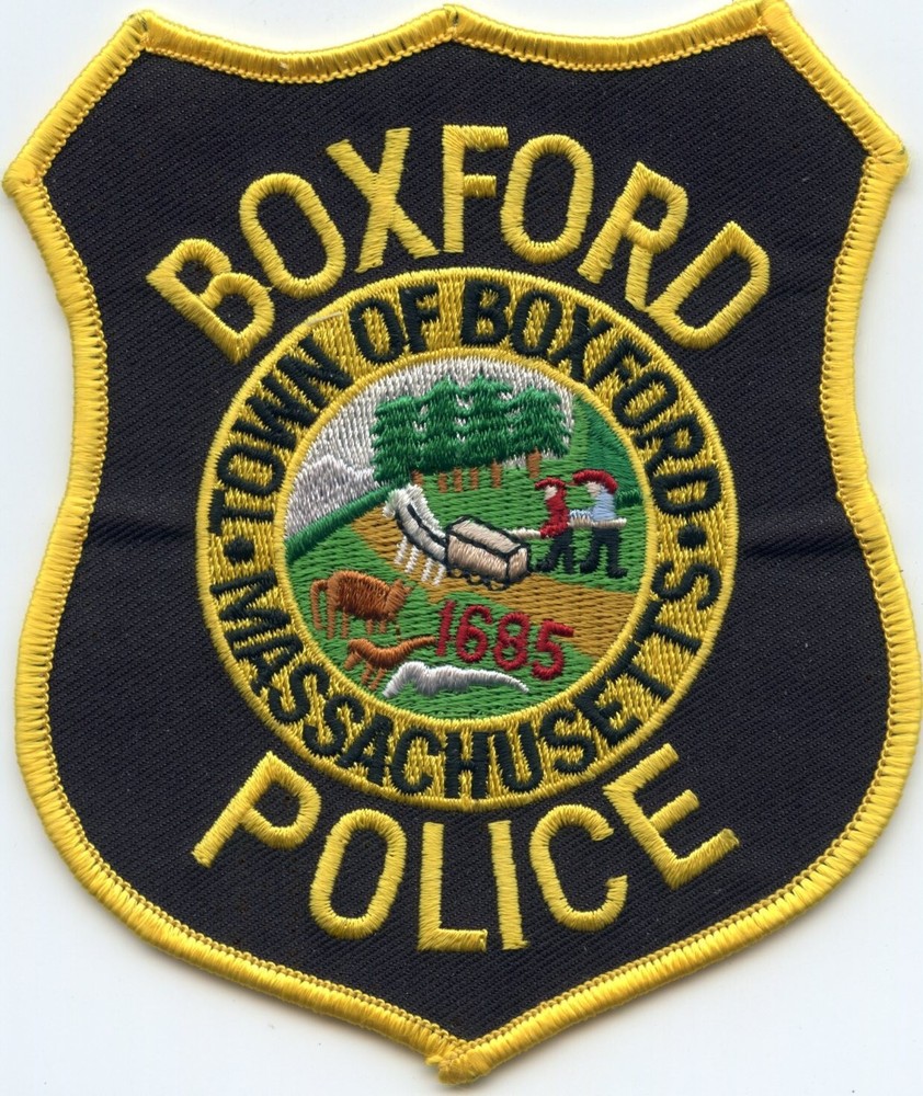 BOXFORD MASSACHUSETTS POLICE PATCH