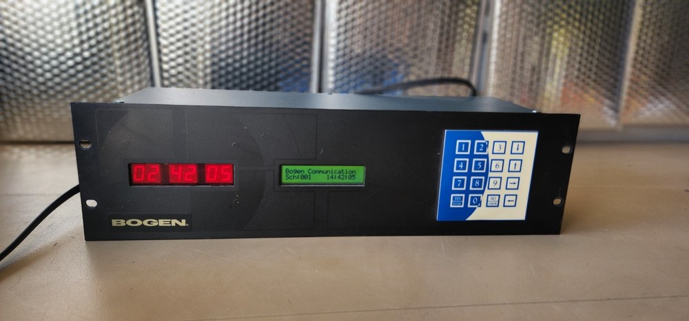 'BOGEN BCMC 300-00K-1 MASTER CLOCK CONTROLLER