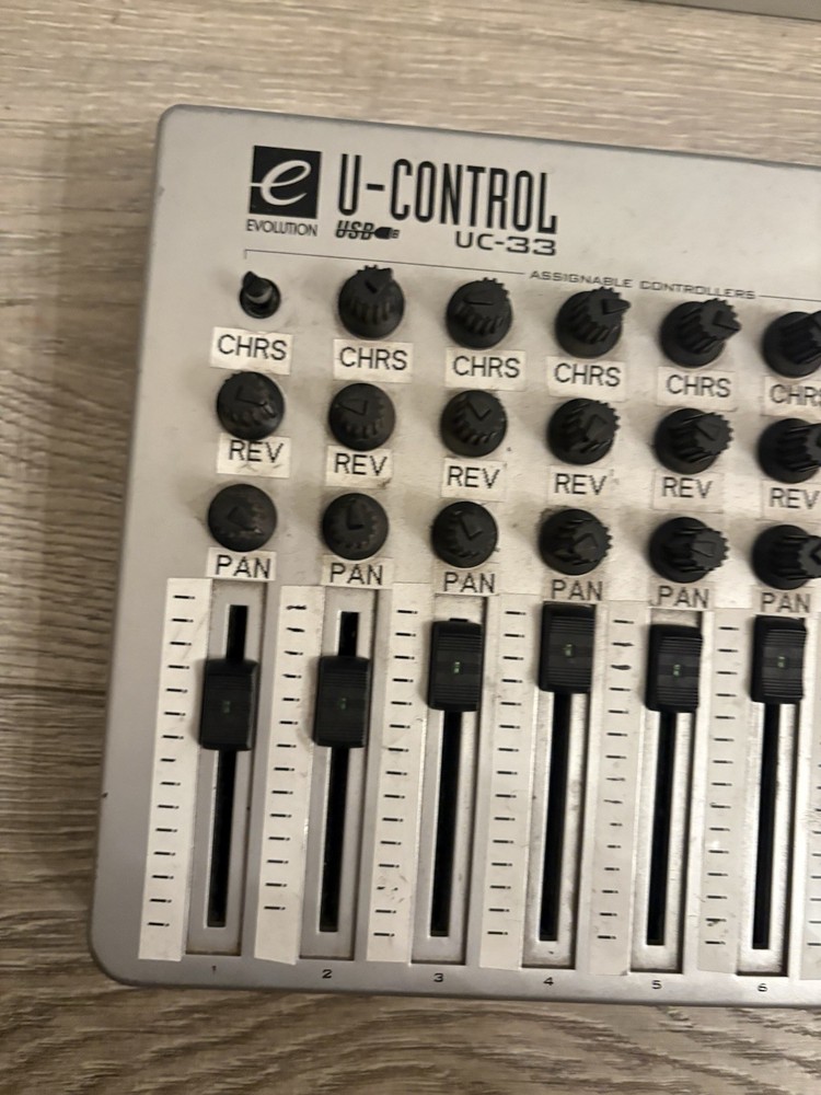 Evolution UC-33 USB MIDI Controller – Fully Working – No Power Supply