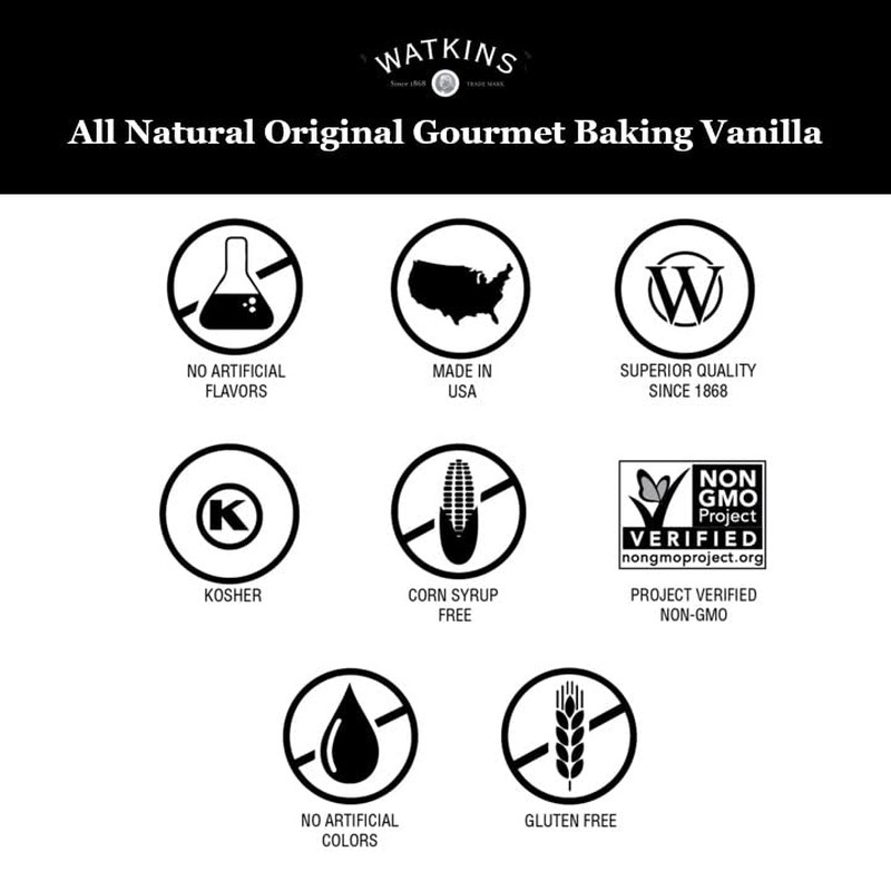 Watkins Pure Vanilla Extract, 4 oz Bottle, 1-Pack