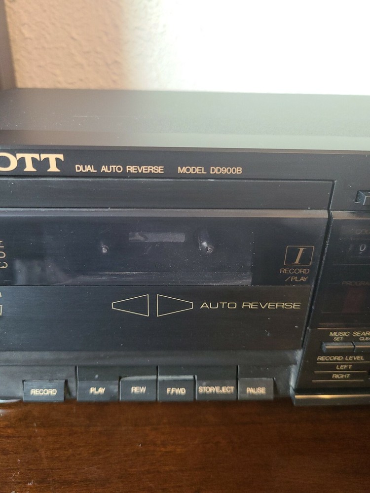 Scott Dual Auto Reverse Model DD900B