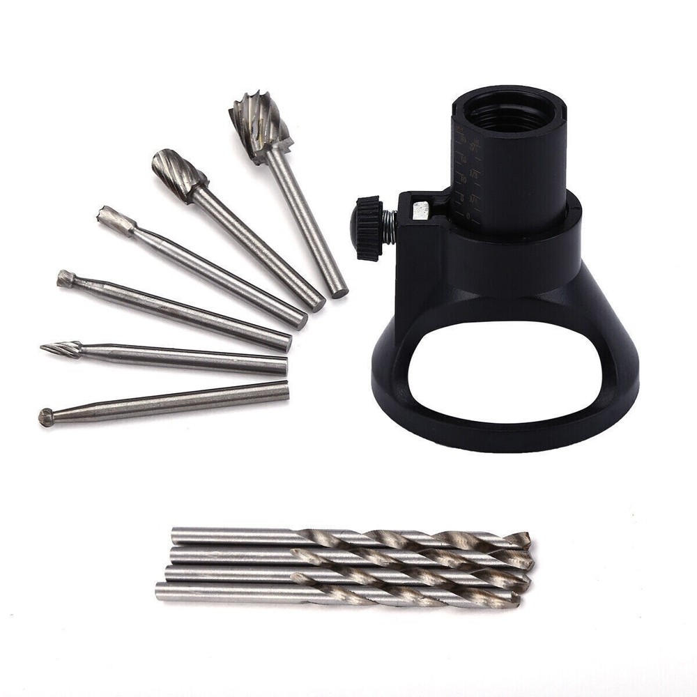 For Dremel Rotary Multi Tool Cutting Guide HSS Router Drill Bits Kit Attachment