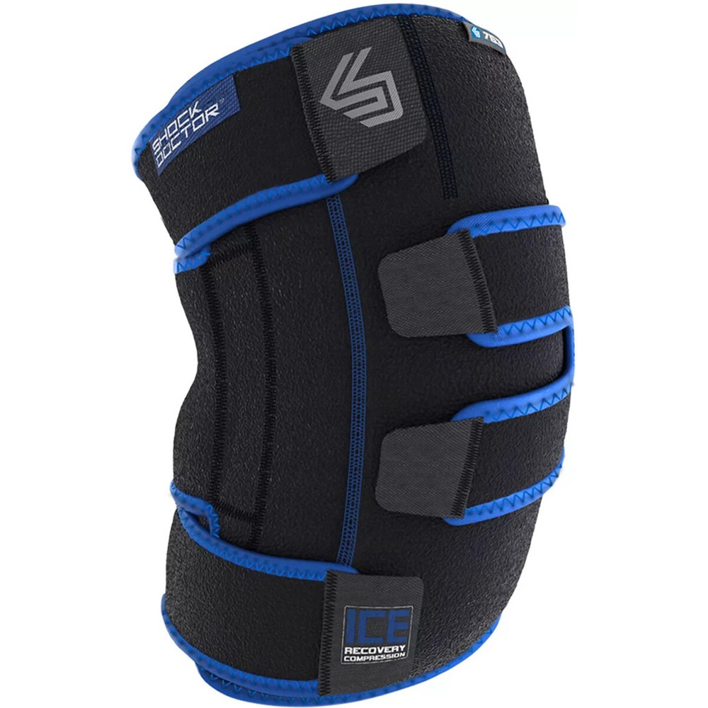 Shock Doctor ICE Recovery Compression Knee Wrap - Black
