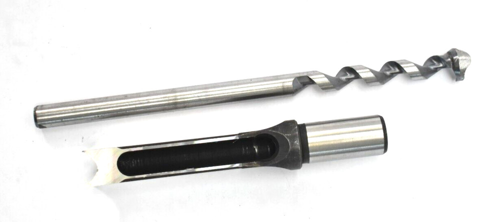 ArhaR Square Hole Drill Bit Square Auger Mortise Chisel Bit Tool Guide 8mm