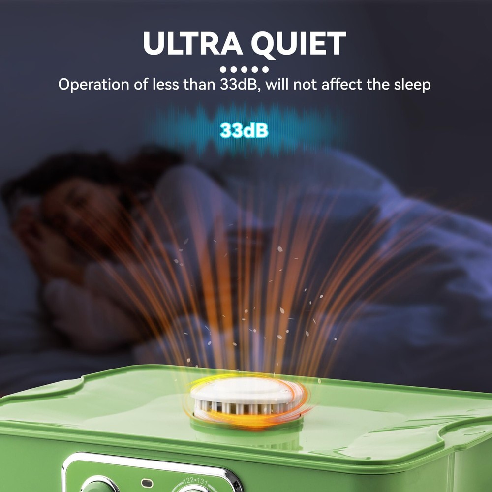 Food Dehydrator BPA-Free Stackable Tray Adjustable Temperature