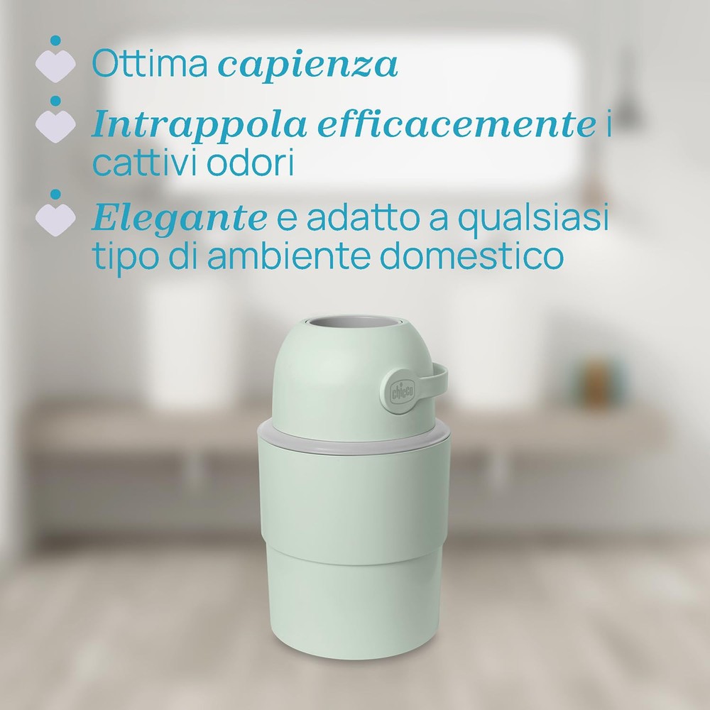 Chicco Telescopic Diaper Eater Odor Control Compact, Pan Disposal...