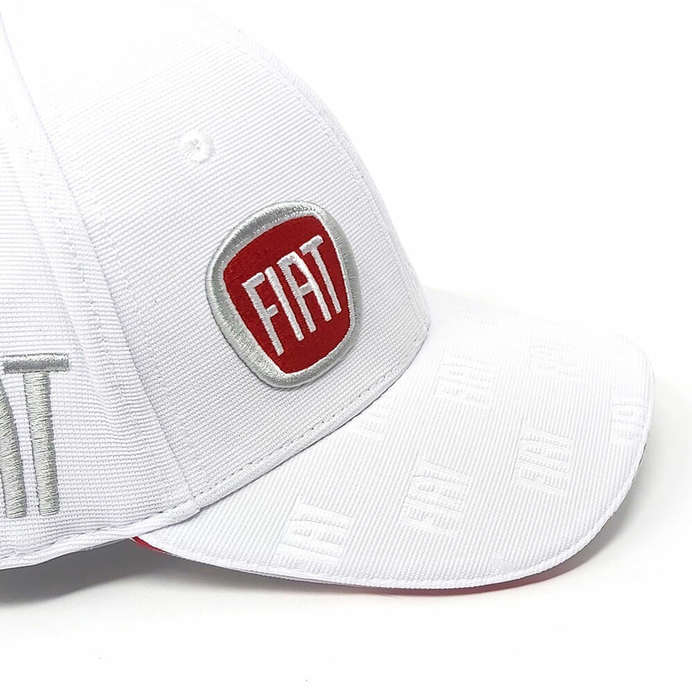 Fiat White Curved Brim Hat