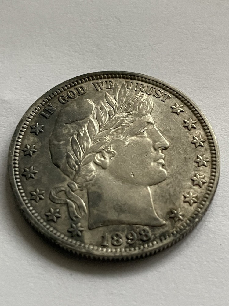 1898 P Barber Half Dollar,