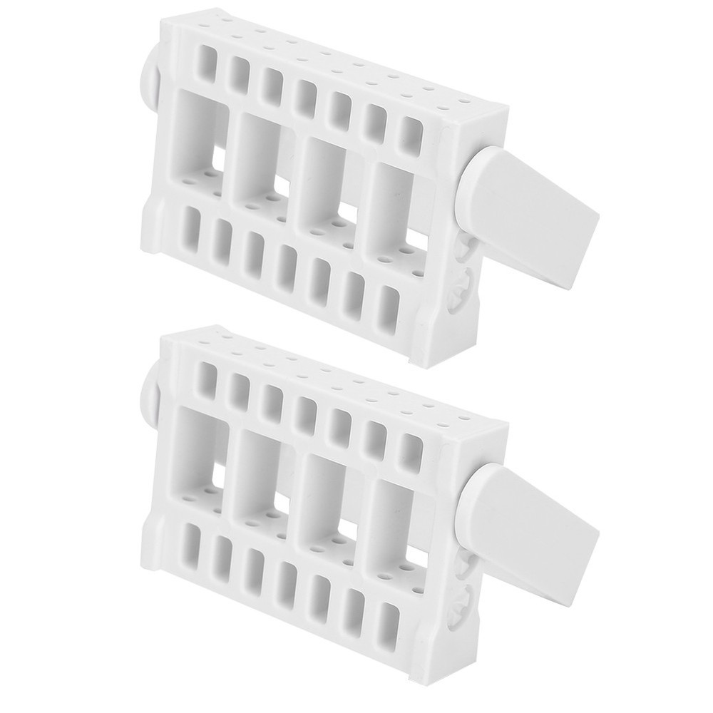 2pcs Nail Drill Bits Holders Practical Storage Stand For Home Professional Use