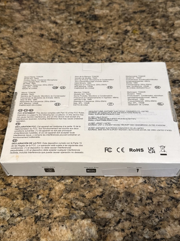 TONOR USB Conference Microphone, 360° Omnidirectional PC Computer Condenser Mic