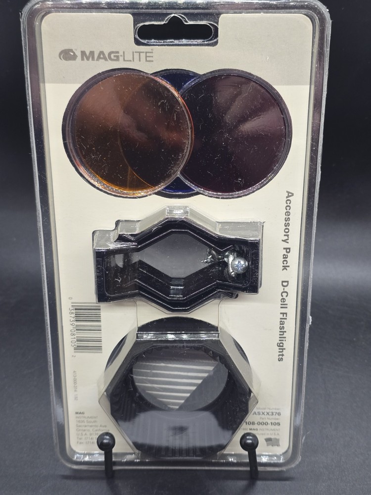 Maglite ASXX376 Flashlight Accesory Pack for D-Cell Flashlights New