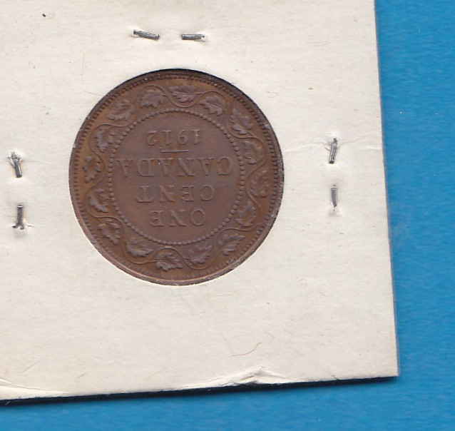 1912 Canadian Large One Cent